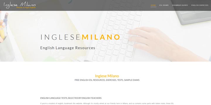 Inglese Milano - free English esl resources